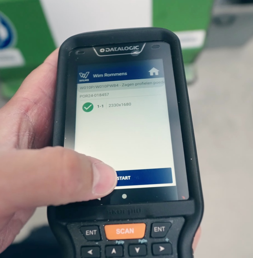 Operator scanning workflow at Wilms